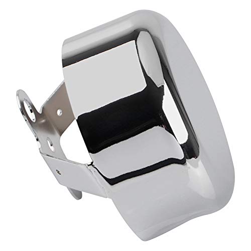 Ydlmt Chrome Round Horn Cover For Harley Touring Street Glide Sportster 1200 Softail Fatboy 1993-2018 #TOP3