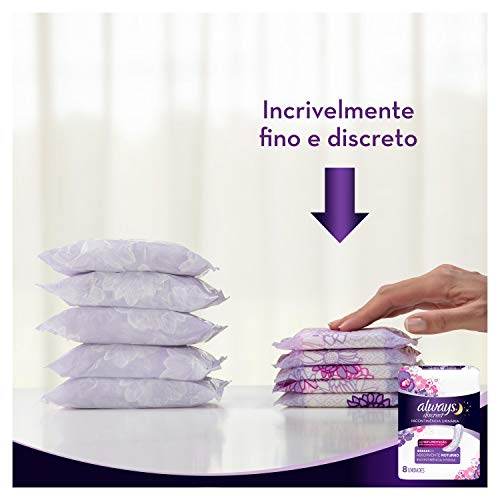 Absorvente Always Discreet Incontinência Urinária - 8 unidades