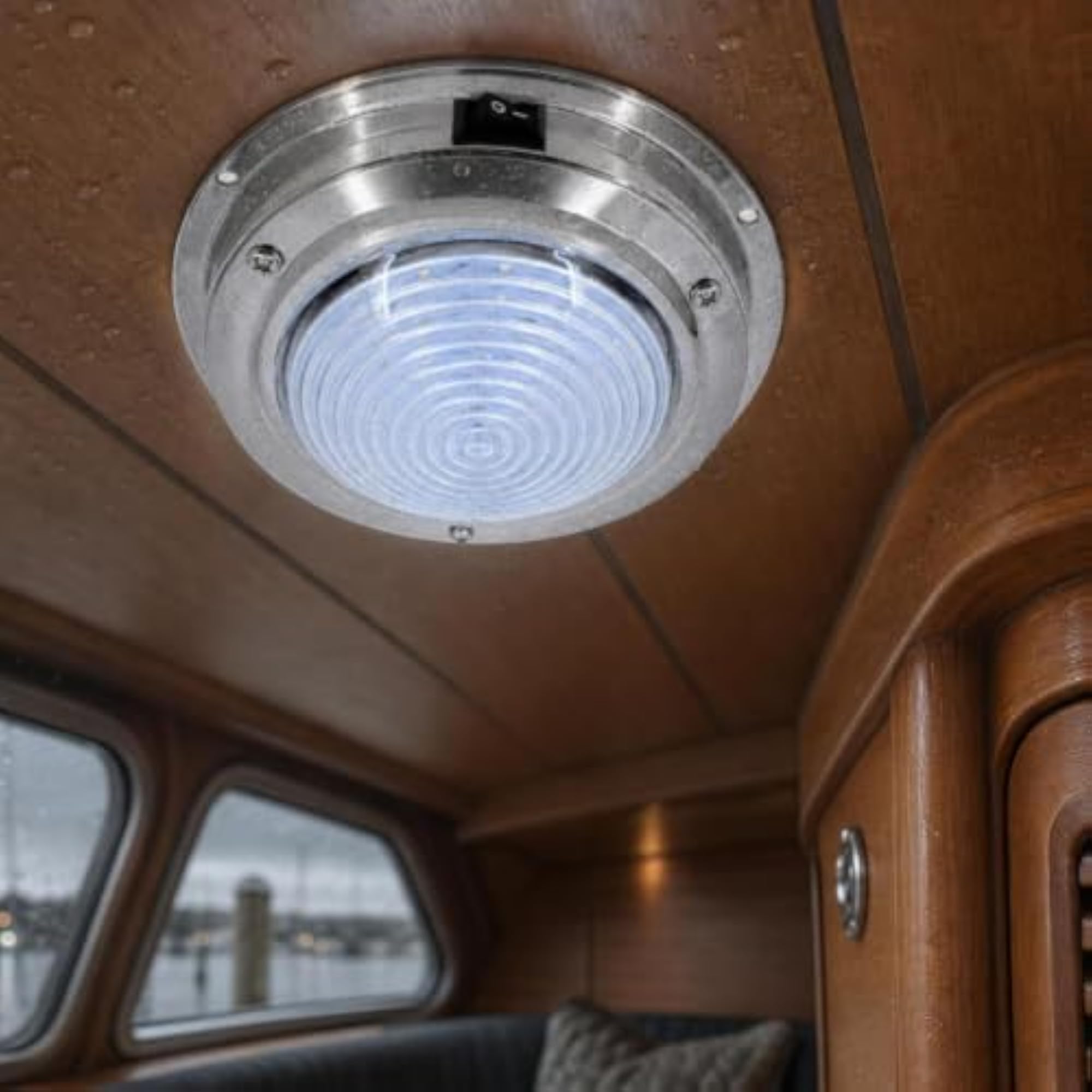 Round Flush Mount Overhead LED Light