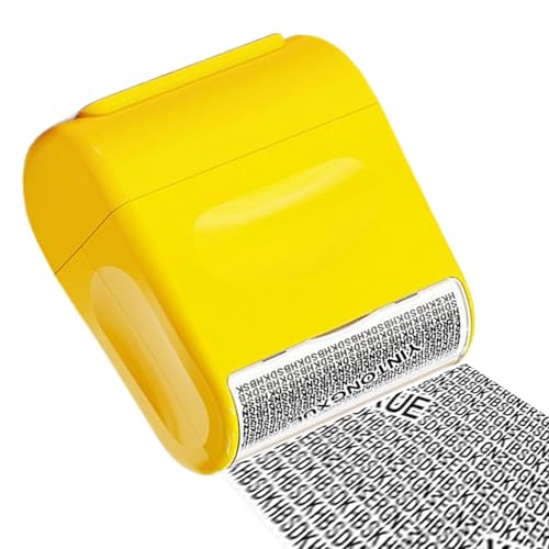 ID Protector Tintenroller - Vertraulichkeitssiegel Zum Abdecken Persönlicher Daten | Informationsschutz Roller Gegen Datenmissbrauch Für Post Rechnungen Dokumente Bürobedarf