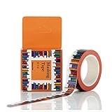 library tape tools hp download  Bureze 1,5 cm breit Amazing Library Bücher Washi Tape DIY Scrapbooking Aufkleber Klebeband Klebeband für Schule Büro