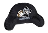 NFL Oakland Raiders Mickey Mouse Plush 12-Inch-by-20-Inch Embroidered Bed Rest Pillow