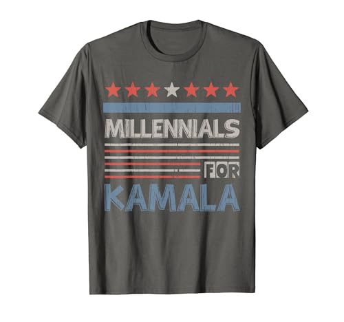 Millennials For Harris USA President Election 2024 Kamala T-Shirt