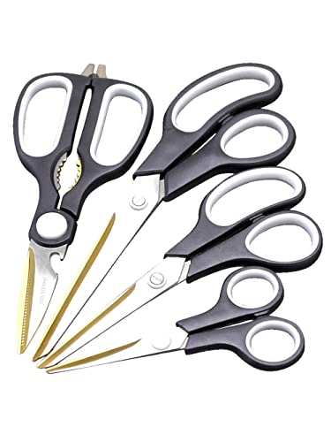 Genius Ideas &x000000ae GI-038381:Tijeras revestidas de titanio (4pcs) Cover