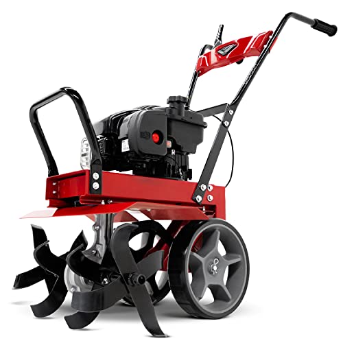 Earthquake Badger Front Tine Tiller, Powerful 140Cc 4-Cycle Briggs And Stratton Engine, Two-Position Wheel Assembly, Adjustable Tilling Width, Model: 38040 #TOP1