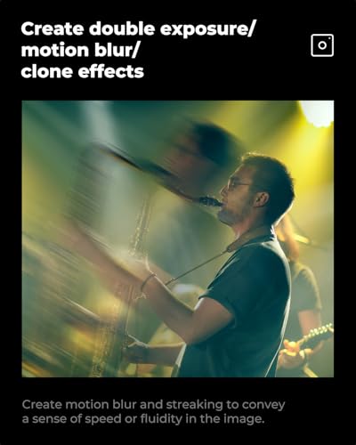 Image of K&F CONCEPT 58mm Unilateral Blur Ghost Motion Filter Super Speed Effects for Camera Lens Clear Optical Glass with Cleaning Cloth