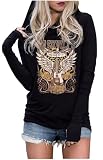 CHUNTIANRAN Country Concert Hoodies for Women Nashville Graphic Outfits Cowgirls Vintage Band Shirts Tops Gothic Long Sleeve Hoodies(Nashville Black-11,X-Large)