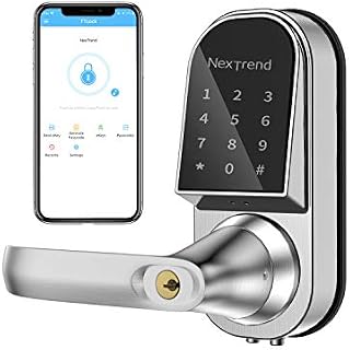 Smart Lock, NexTrend Keyless Entry Door Lock Electronic Front Door Lock Free APP
