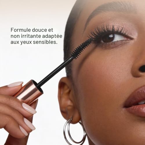 HEIMISH Dailism Smudge Stop Mascara, volumisant et allongé, durable, imperméable, anti-taches, non agglomérant, lavable, 9 g – Volume noir – vue 8