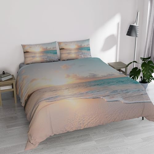 Parure Copripiumino in microfibra con stampa digitale GOODNIGHT, Haiti, Matrimoniale