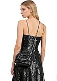 MELOLILA Mini Woven Purse Dumpling Bag Woven Crossbody Bag Evening Purse for Women