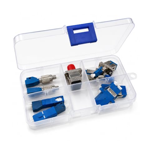 Groword UPC-LC SC FC Fiber Optic Adapter Kit