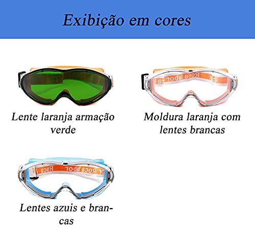 Óculos de proteção transparentes, óculos de esqui esportivo, campo de visão ultralargo, óculos espor