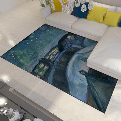 Tapis de Nuit étoilée lavable et doux pour un intérieur propre 160x230cm