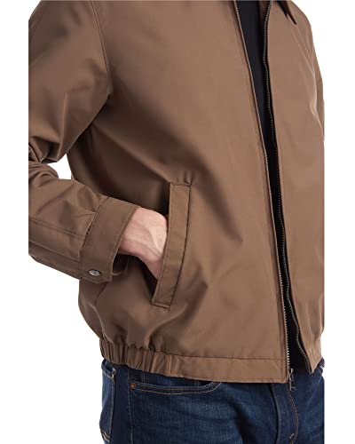 Perry Ellis Men?S Jacket ? Casual Lightweight Water Resistant Microfiber Windbreaker Golf Coat (S-Xl), Size Large, Taupe #TOP4