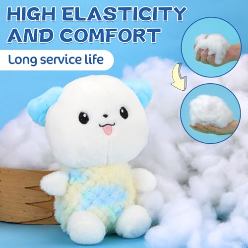 Nitlak 4.4lbs/70.5oz Premium Ployester Stuffing, Premium Polyfill Stuffing, Polyester Fiber, Fiber Fill Stuffing for Stuffed Animals, Pillows, Cushion, Crochet for DIY Crafts