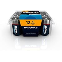 12-Count Rayovac C High Energy Alkaline Cell Battery
