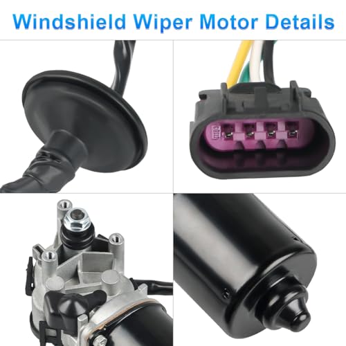 Image of Front Windshield Wiper Motor Compatible with Chevy Colorado 04-12