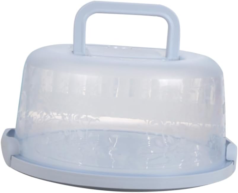 Cabilock 2pcs Box Household Sealed Storage Box Cake Carrier with Handle for Fridge Organization