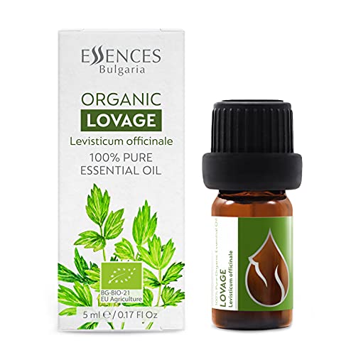 Essences Bulgaria - Huile Essentielle Biologique de Livèche 5 ml - 100% Pure, Qualité Thérapeutique - Issue d'une Ferme Familiale - Idéale Pour L'aromathérapie Cover