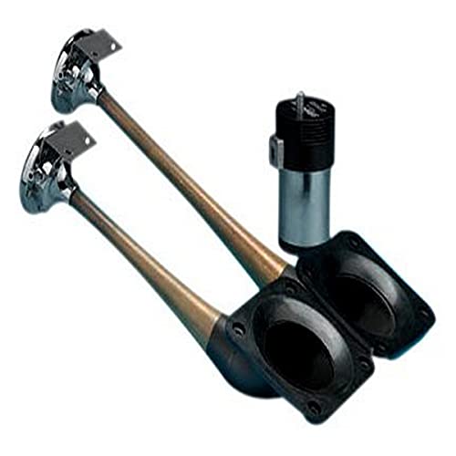 Klaxon marin encastrable Marinco Concealed Air Horn Dual Pack en matériaux premium anticorrosion