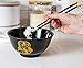 Karate Kid The Cobra Kai and Miyagi-Do Japanese Ceramic Dinnerware Set | Includes 18-Ounce Ramen Noodle Bowl and Wooden Chopsticks | Asian Food Dish Set For Home & Kitchen | Martial Arts Gifts