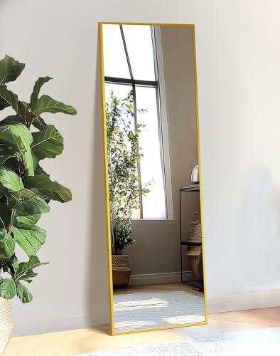 TRAHOME Full Length Standing Mirror with Aluminium Frame