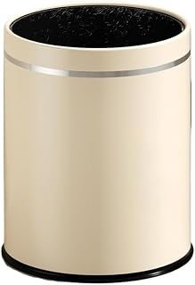 LIXIONGQUANLAL Trash can, Cubo de basura grande for salas de estar, cocinas y baños, decoración moderna del hogar.,Kitchen trash can(White,S)