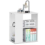 【Hochwertiges Material & stabile Struktur】Der aus hochwertigenHolzwerkstoffengefertigte Beistelltisch zeichnet sich durch eine hervorragende Haltbarkeit aus und bietet Ihren Gegenständen starken Halt. Zusätzlich ist der Ecktisch mit Untersetzern ausgestattet, um ein Verkratzen des Bodens zu verhindern.