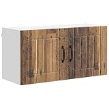 WRJENFSC Lavastoviglie Lucca effetto legno anticato, frontale da cucina per lavastoviglie, 80 x 31 x 40 cm, in legno, arredamento da cucina per cucine moderne