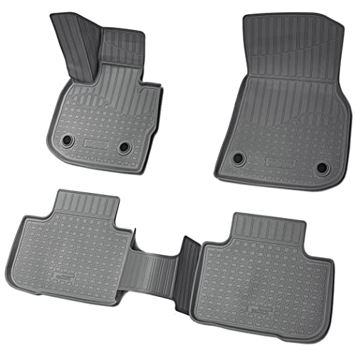 Tapis de sol en caoutchouc 3D BMW X4 G02 fini la saleté avec la bordure sur mesure