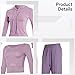 Women'S Active Outfit, Three Piece Set With Sports Bra, Hoodie Jacket, And Joggers, Stretch Fit Gym Wear For All Body Types, S To Xxl