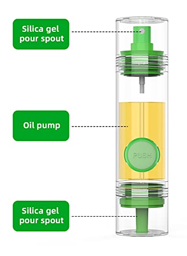 Hermard 2 In 1 Oil Dispenser,Oil Sprayer For Cooking,Plastic Oil Sprayer For Cooking, 80Ml Olive Oil Dispenser Bottle Spray Mister,Oil Sprayer For Cooking, Baking, Roasting, Grilling #TOP2