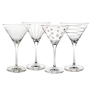 Mikasa Cheers Martini Gläser, 4er Set