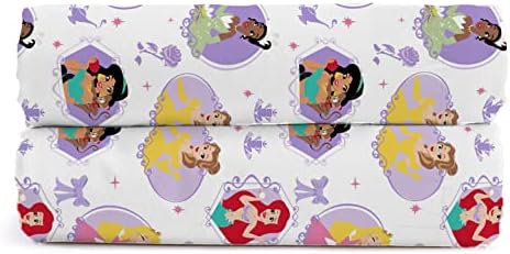 Disney Princess Heart of Gold 100% Cotton Single Flat Sheet