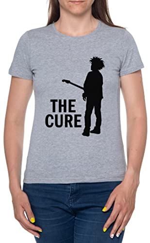 The Cure Boys Don’t Cry T-Shirt Femme Manche Courte Gris Women Grey Tee M