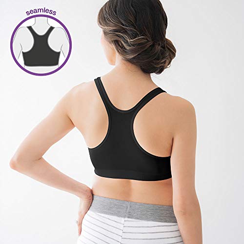 Medela Sleep Bra Sutiã de Enfermagem para a noite, sem costuras e sem fio, Preto, 85C