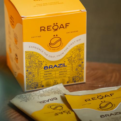 ReQaf Brazil Drip Coffee Bags 10 Pack