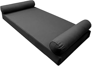 MH GLOBAL |SLIPCOVER ONLY|S5 Outdoor Daybed Mattress Bolster Pillow Cushion Covers Pipe Trim Crib AD003