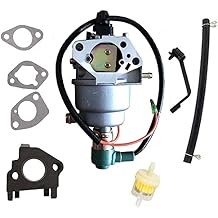 Carburetor for Predator 420cc Generator 8750 7000 9000 6500 5500 Watt 13HP 14HP 15HP 16HP Gasoline Portable Generator with Air Filter Fuel Shut-off Valve