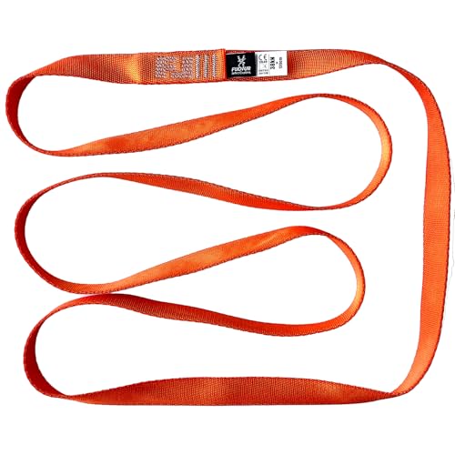 FUDJUR 25MM Climbing Sling Runner, 38KN CE Certified Strong Webbing Straps,Used for Rock Climbing, Mountaineering, Rappelling, Swing, Yoga Hammock