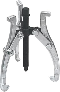 Wokyo 4in 3-Jaw Gear Puller Separate Lifting Device, Reversible Gear Removal Tool Gear Puller Kit for Slide Gears, Pulley, and Flywheel