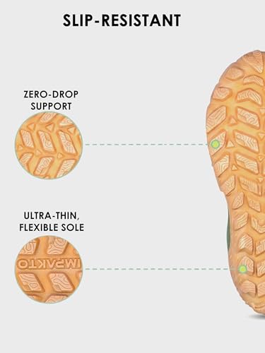 Image of Impakto Men's Barefoot Earthen Shoes | Wide Toe Box | Lightweight Shoes for Trainning, Running on Soft Ground & Workout | Minimalist Zero-Drop for Natural Movement | Anti-Skid & Flexible Rubber Sole