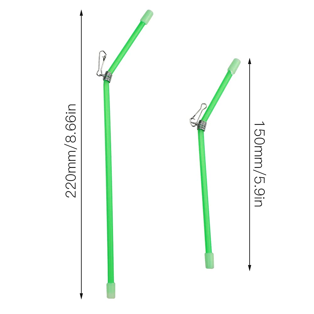 milaosk 20 Piezas Conector de Equilibrio de Pesca Antienredos Pesca de Plástico Anti Enredos de Pesca Accesorio de Enlace para Pescar al Mar (15/22cm)