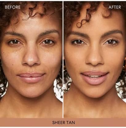 bareMinerals Original Mineral Veil Pressed Setting Powder - Sheer Tan For Women 0.3 oz Powder, brown
