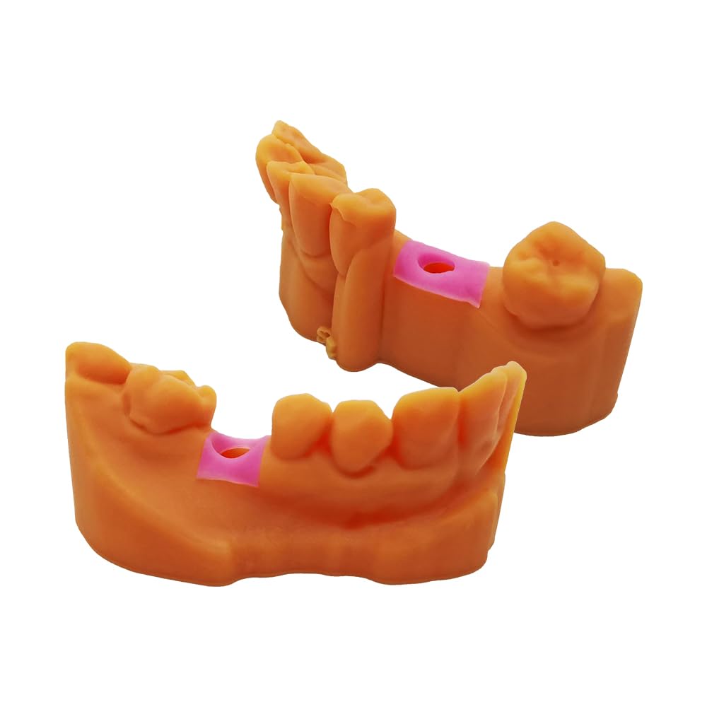 JAMG HE Gingiva Mask Flexible 3D Printer Resin, 3D Printer Gingiva Mask Flexible Artificial Gums Resin Red 500G