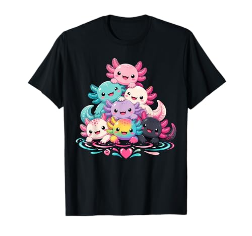 Cute Axolotl Kawaii T-Shirt