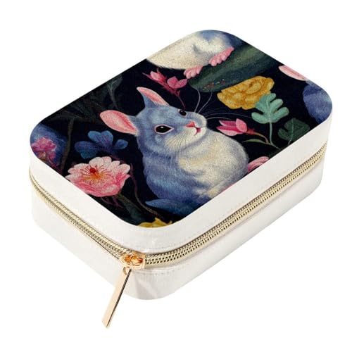 Support bijoux lapin pour filles, idéal rangement voyage - 2