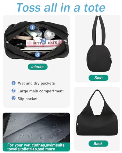 Sporttasche Damen Reisetasche Handgepäck mit Schuhfach & Nassfach