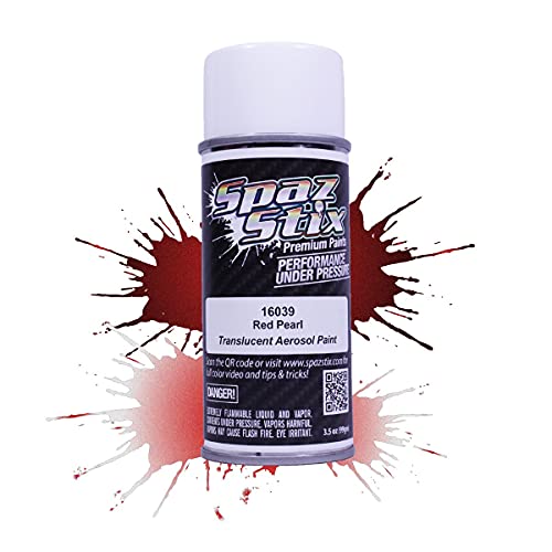Spaz Stik SZX16039 Red Pearl Aerosol Paint, 3.5oz Can -  Spaz Stix